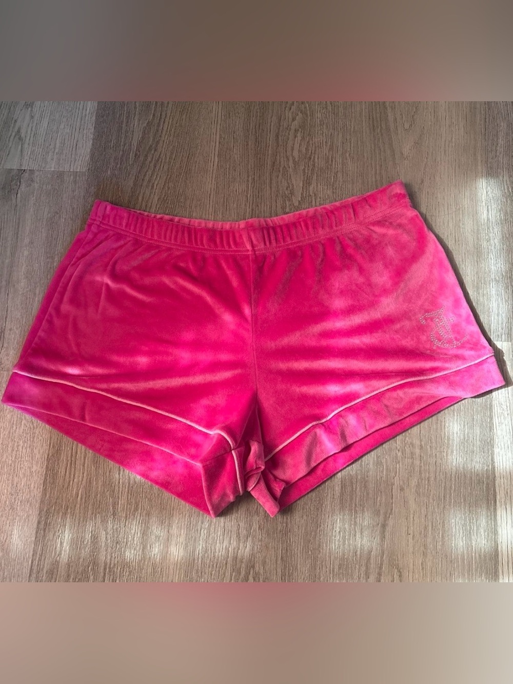 Juicy Couture Hot Pink Velour Athletic Shorts